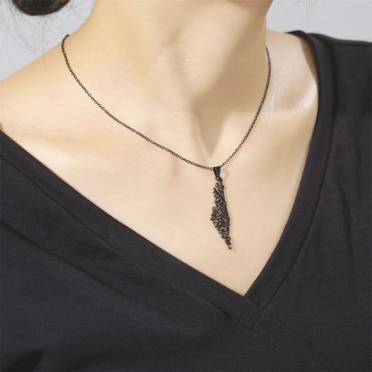 Palestine - Stainless Necklace